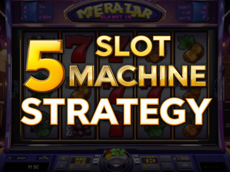 5 Slot Machine Strategy